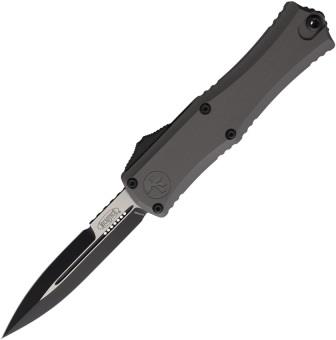 Microtech Automatic Pocket Knife Hera II Mini OTF Gray - MCT1701M1NC